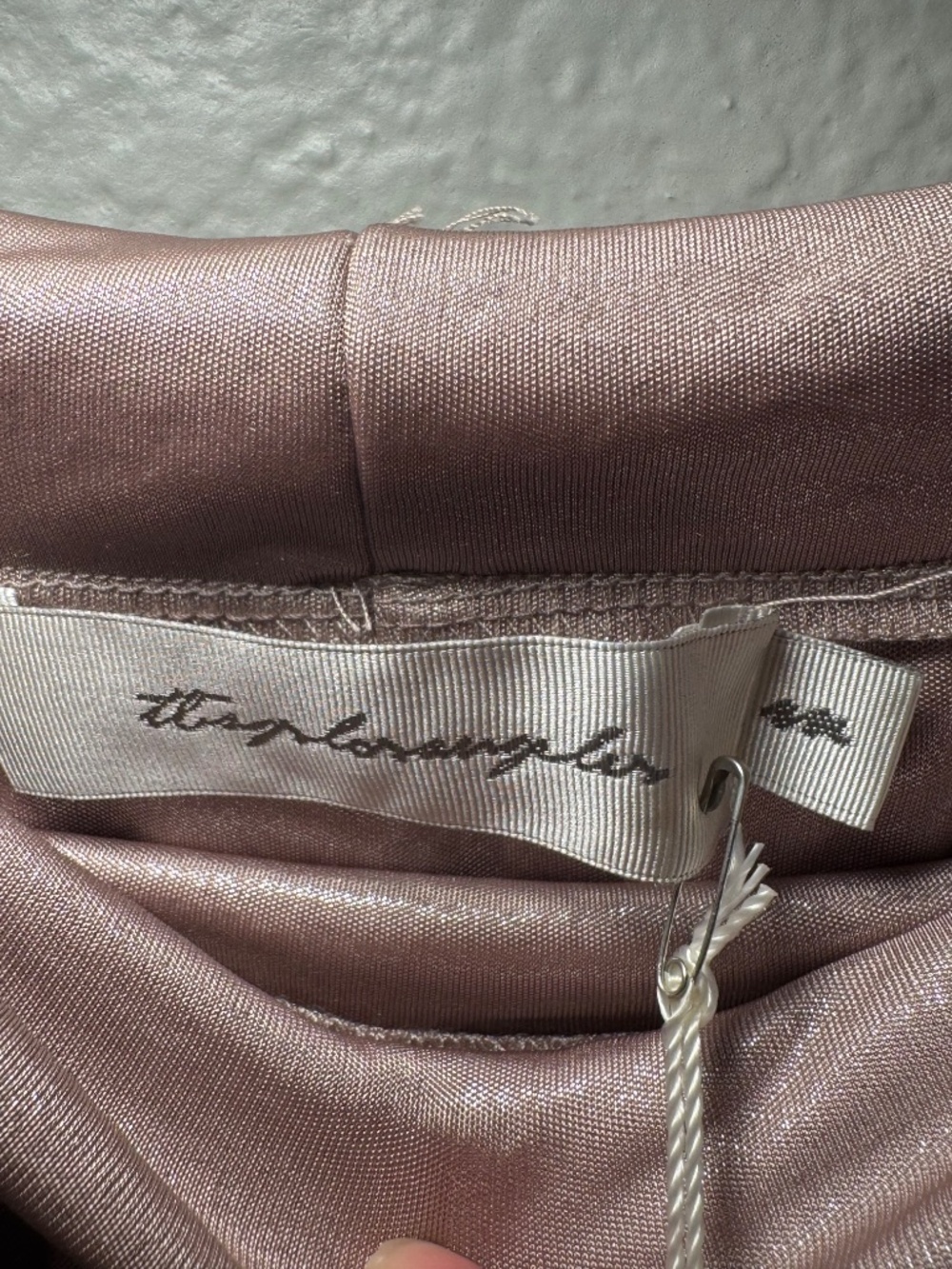 T-bags Los Angeles Metallic Pink Skirt - Picture 6 of 9